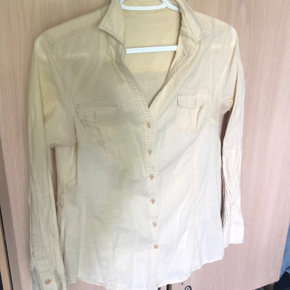 Chemise beige